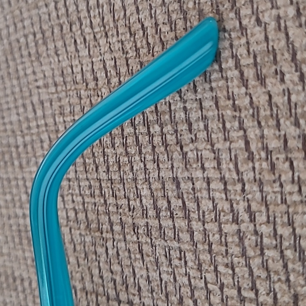 GUCCI TRANSLUCENT TEAL LAVENDER EYEGLASS FRAME - Picture 9 of 14